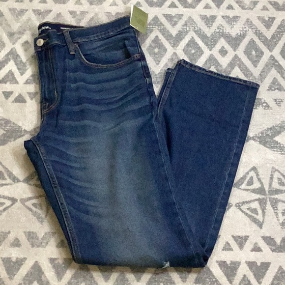 GoodFellow CoolMax All Season Big & Tall SlimStraight Distressed Jeans 40/36 - Picture 5 of 9